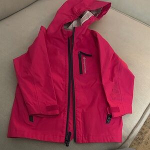 Vineyard Vines Kids Hooded Rain Jacket - Hot Pink
